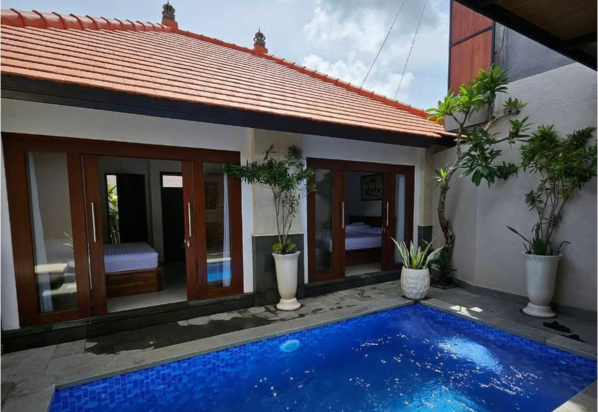 Sanur beachside villa rental